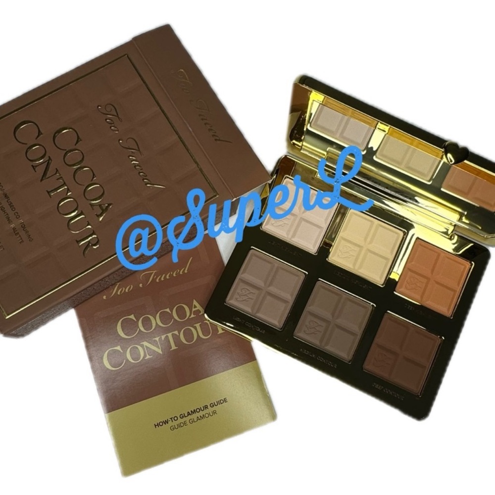 NEW Too Faced Cocoa Contour Highlighter highlighting Bronzer Palette - Picture 4 of 6